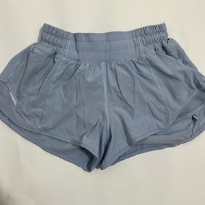 LULULEMON Hotty Hot Shorts Powder Blue
